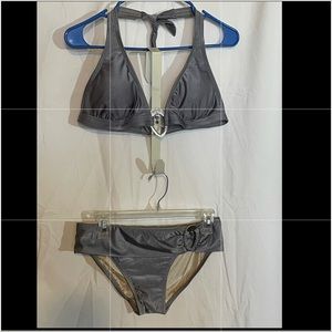 COPY - Isaac Mizrahi 2 pc silver bikini, separate…